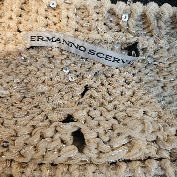 ⭐️ Ermanno Scervino sequin shimmer sweater size 38 US small - Picture 9 of 10